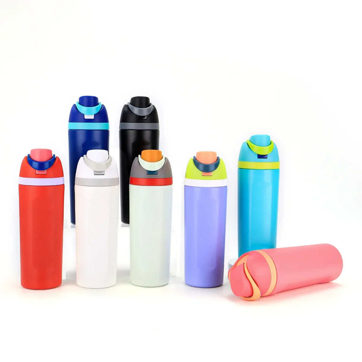 Vacuum Insulated Water Bottle with Straw