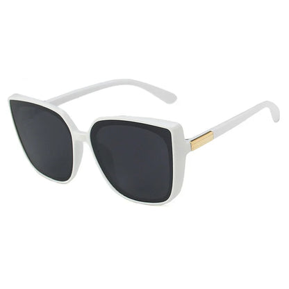 Square-framed Big Face European And American Trend Sunglasses Female Retro New Net Red With The Same Glasses Sunglasses