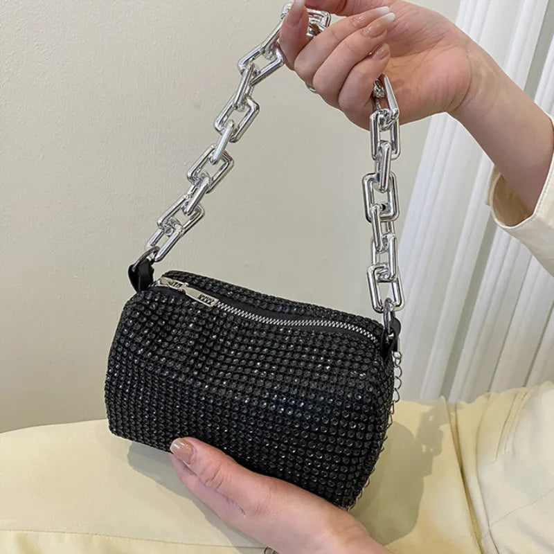 Glitter Chain Prom Purse