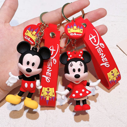 Disney Anime Mickey Keychain Cartoon