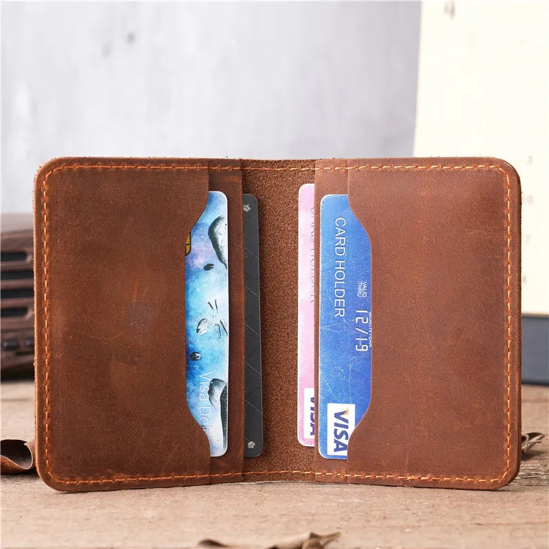 NT001 NEW 100% Genuine Leather  Men's Women's ID Holder