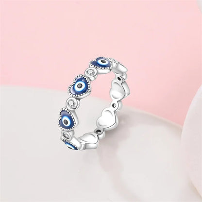 Hot Sale S925 Sterling Silver Rings For Women Fashion Retro Style Ring Magic Eye Ring Making Jewelry Gift Party Engagement New