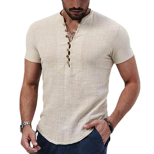 Short Sleeve T-shirt V neck