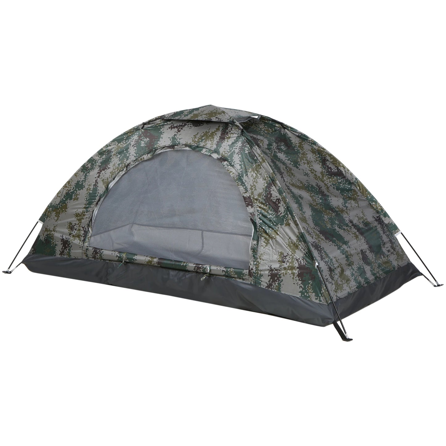 Ultralight 1/2 Persons Camping Tent Single Layer Portable Tent Anti-UV Coating UPF 30+ for Outdoor Beach Fishing