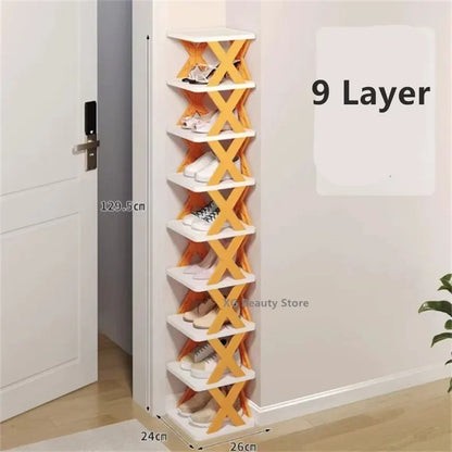 New Shoes Racks Storage Organizer Detachable Shoe Racks Saves Family Household Rack Multi Layer Simple Shoes Shelf Color Cabinet