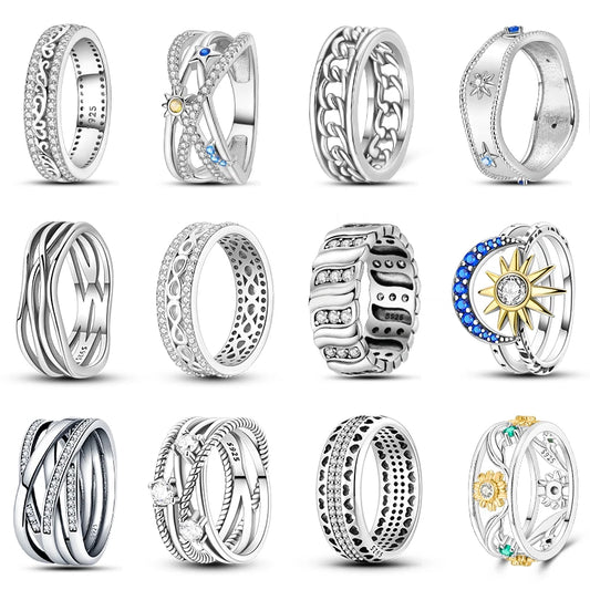 Classic Rings For Women 925 Silver