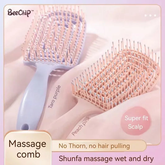 Hairbrush Air Cushion Comb Fluffy Anti-Hair Loss Massage Hair Brush For All Hair Types For Long Thick Thin Curly Natural Hair