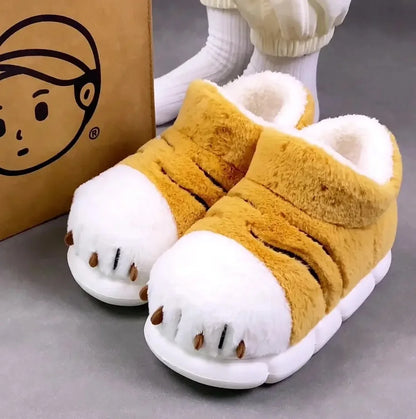 New tiger paw slippers