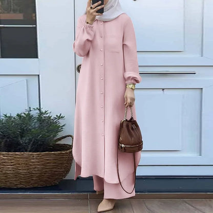 Dress Solid Color Dubai Turkish Muslim Abaya Islamic Jalabiya Dresses Women Ramadan Eid Abayas Caftan Kaftan Elegant Vestidos