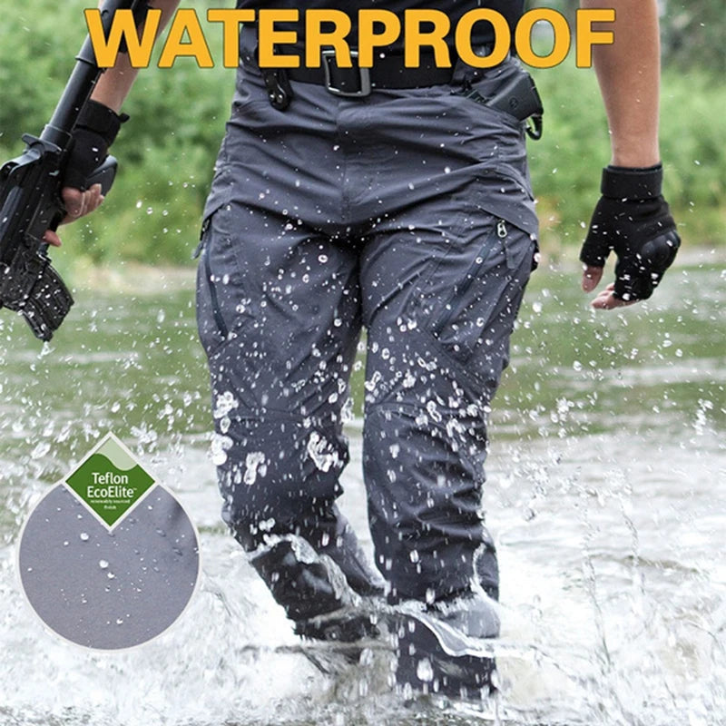 Cargo Trousers Multi-pocket Waterproof Pants