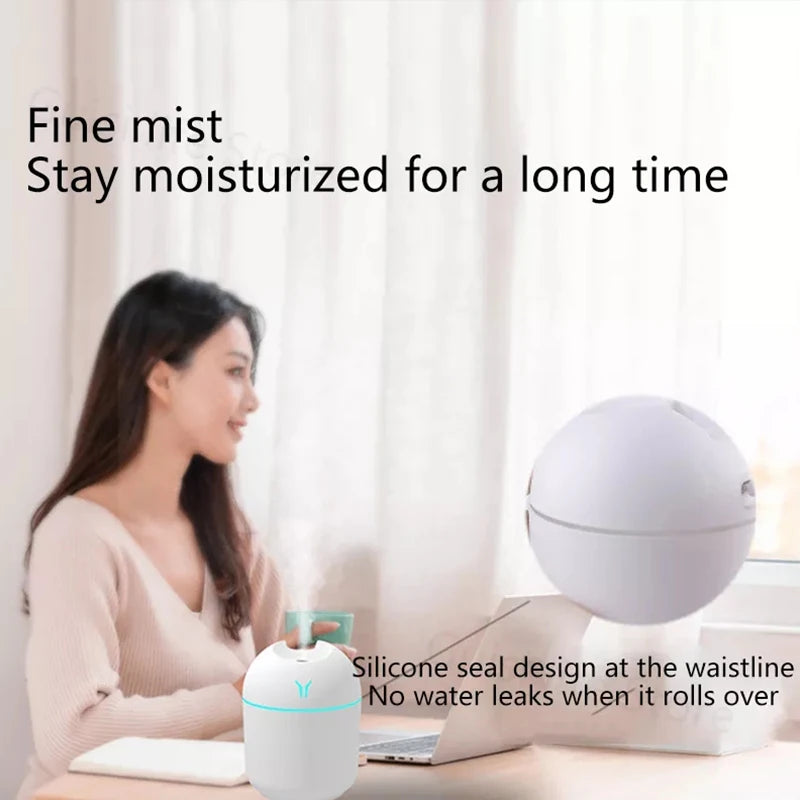 Mini Ultrasonic 250ML Air Humidifier