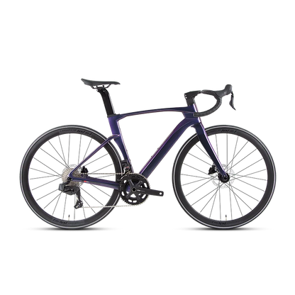 TWITTER CYCLONE Carbon Fiber Road Bicycle Racing Bike WheelTop EDS Electric Groupset R7120 Hydraulic Disc Brake 24 Speed Cycling