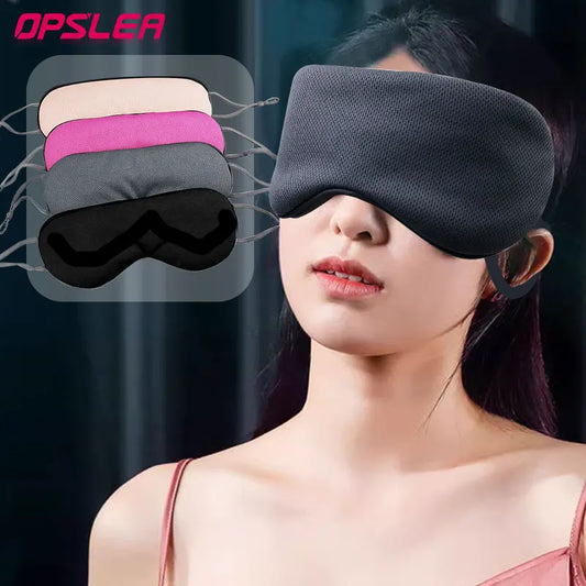 Double Sided Sleeping Eye Mask Light Soft Blindfold Sleep Mask For Eyes Shade Traveling Nap Eyepatch Relieve Fatigue Eye Cover