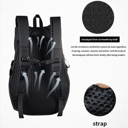 SFK Motorcycle Riding Multifunctional Bag Backpack Waterproof High-capacity Helmet Bag Night Reflection Logo For Outdoor Travel