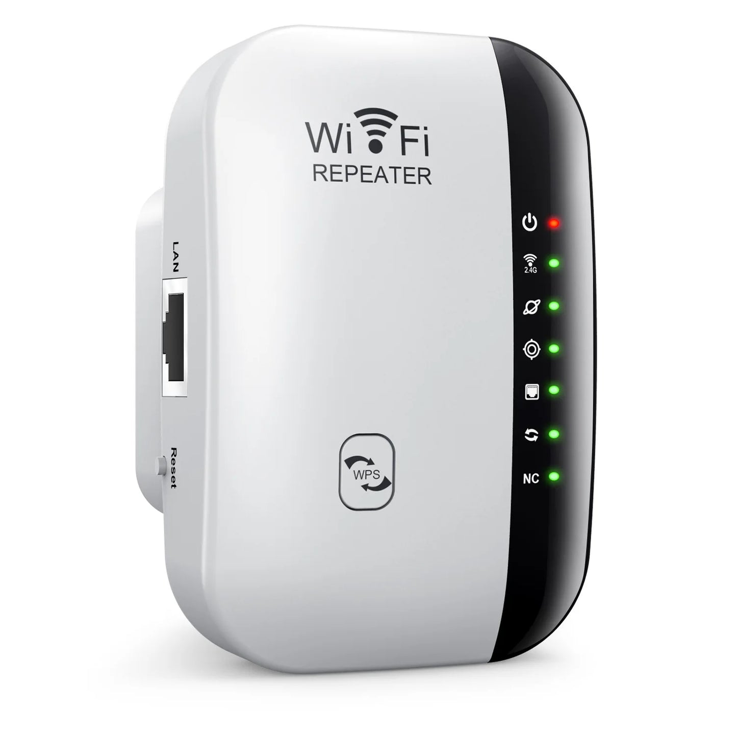 Wireless WiFi Repeater 300Mbps WiFi Extender Amplifier Booster Router 802.11N WPS Long Range 7 Status Light WiFi Repeater for PC