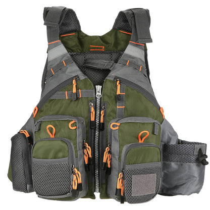 Lixada Padded Fishing Life Vest 209lb Bearing Life Safety Jacket Swimming Sailing Waistcoat Vest Floatation Floating Device