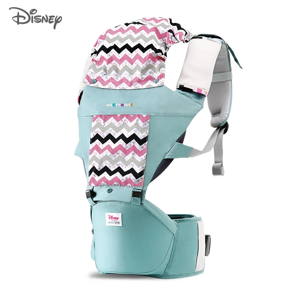 Disney Sling Baby Carrier Infant Baby Hipseat Waist Carrier Front Carry Ergonomic Kangaroo Sling for Baby Travel 0-36 Months