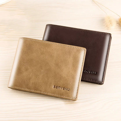 Cross Vertical Wallets for Women Genuine Leather