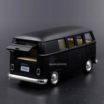 1/36 Diecasts Volkswagen Miniature Cars VW T1 Bus Toys Alloy Diecasts Scale Metal Collection Cars Models Vehicles Kids Toy Cars