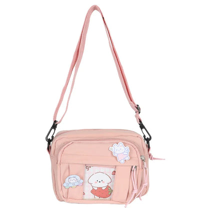 New Kawaii Bag Girls 2024 New JK Transparent Bag Small Crossbody Bag For Women Purses and Handbags Shoulder Bag Itabag Bolso