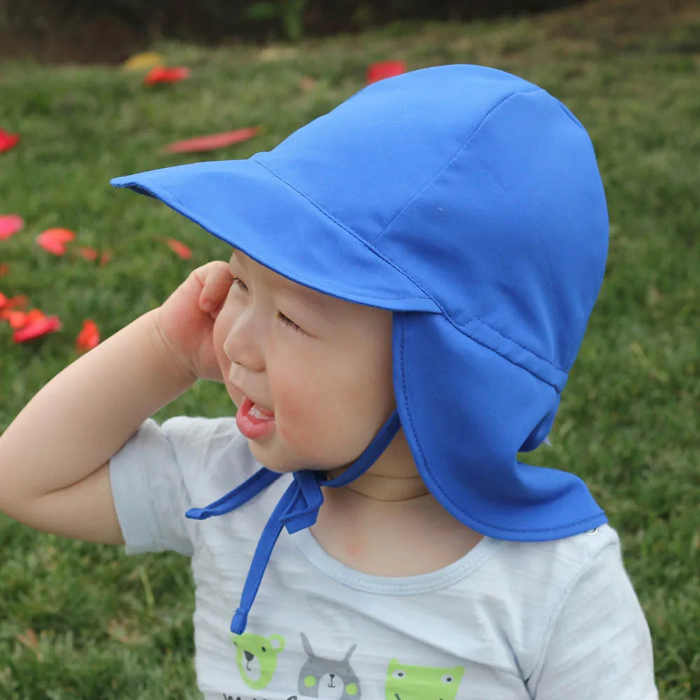 Quick-drying l Children's Bucket Hats For 3 Months To 5 Years Old Kids Wide Brim Beach UV Protection Outdoor Essential Sun Caps