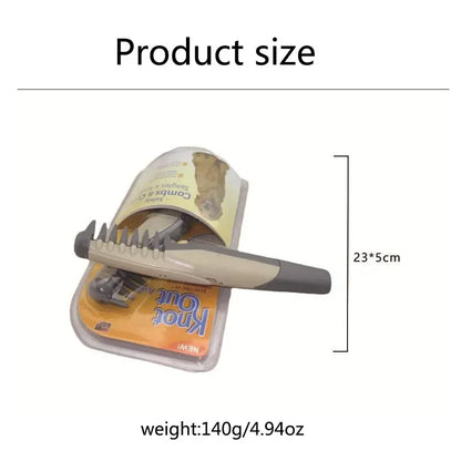 مشط احترافي للعناية بالكلاب وفرشاة كهربائية لقص شعر الجراء والقطط وأداة تنظيف سريعة للعناية بالحيوانات الأليفة