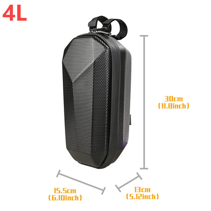 Electric Scooter Front Bag Waterproof Folding EVA Hard Shell Bags Bicycle Handlebar Hanging Bag Carry Bag Storage Accessories