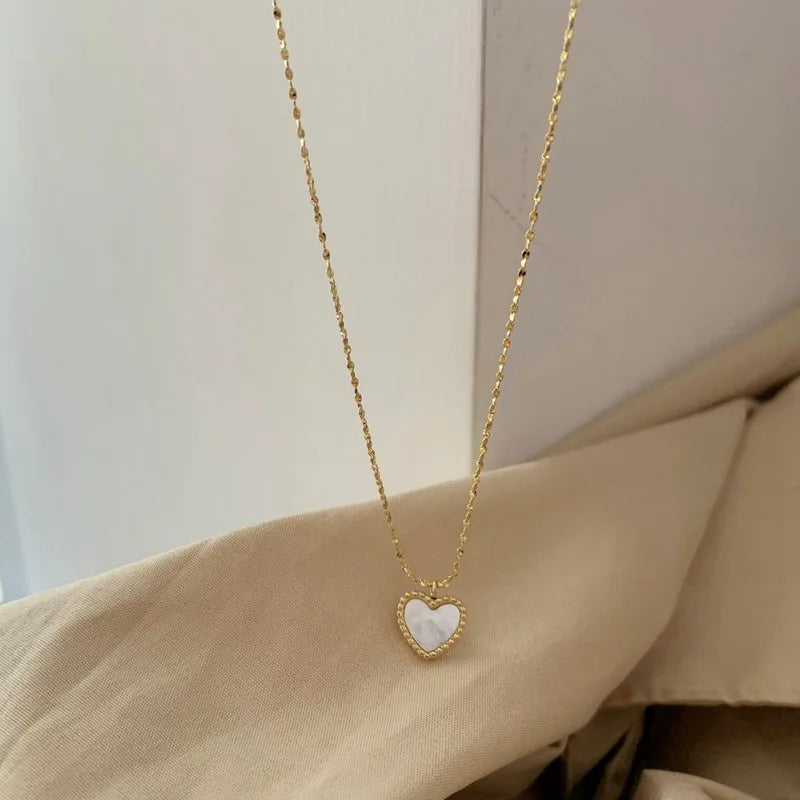 Heart Pendant Romantic Necklace