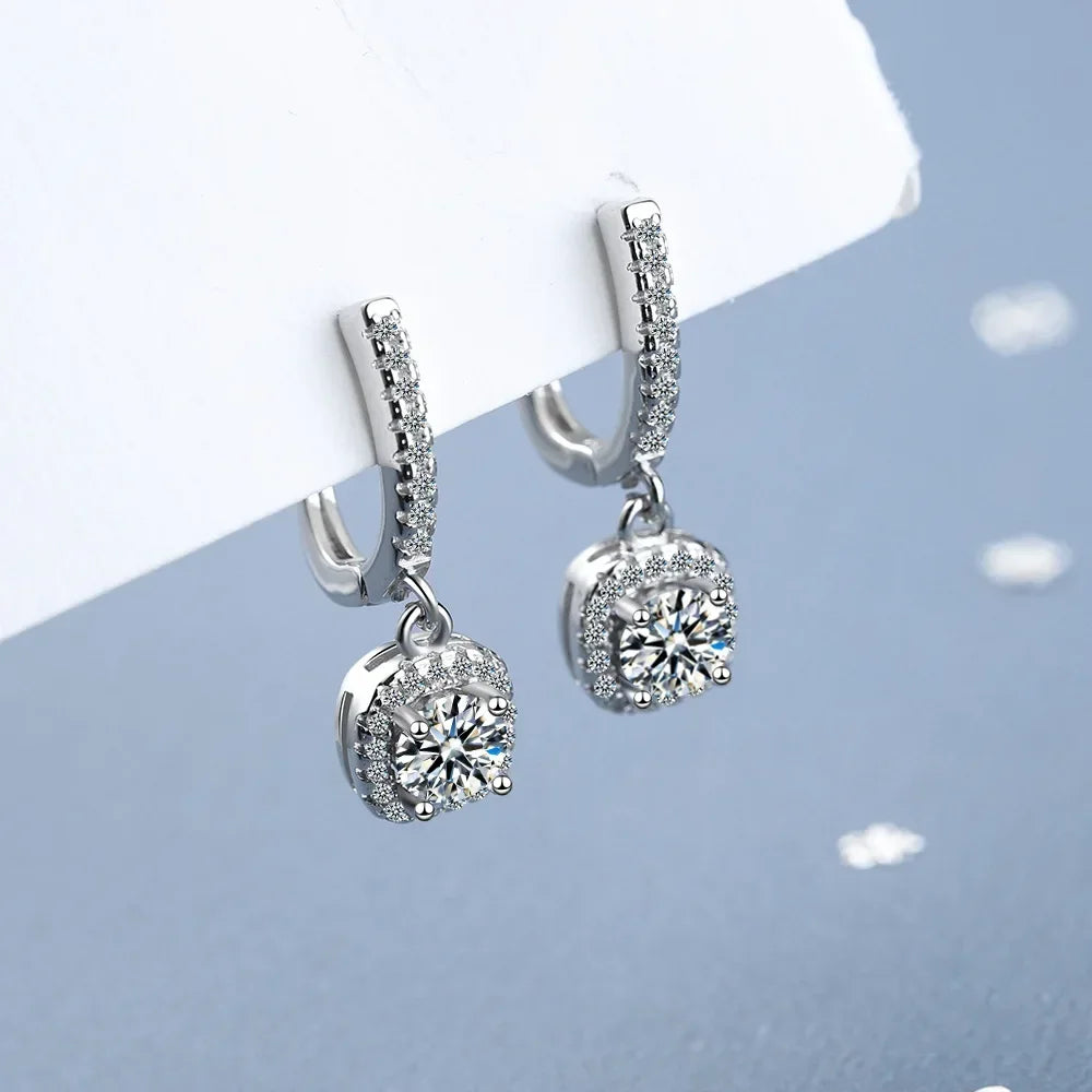 2CT Moissanite Wing of dream Earring