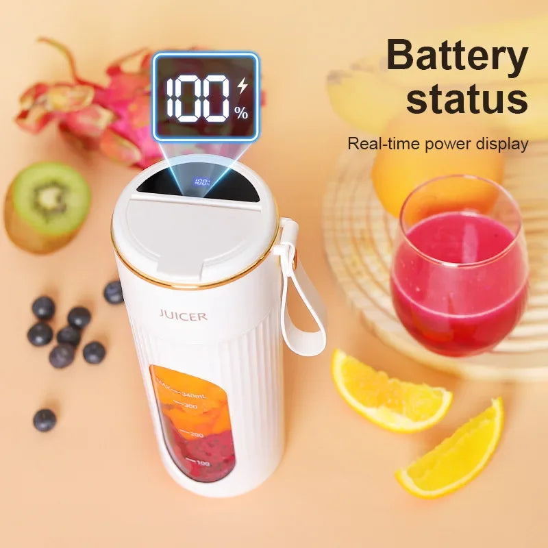 Rechargeable Portable Juicer Cup 14-blades