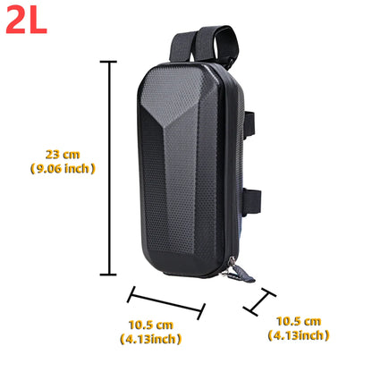 Electric Scooter Front Bag Waterproof Folding EVA Hard Shell Bags Bicycle Handlebar Hanging Bag Carry Bag Storage Accessories