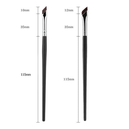 CNKESS  2/5Pc Upgrade Blade Eyeliner Brush Ultra Thin Fine Angle Flat Eyebrow Brush Under The Eyes Place Precise Detail Brush