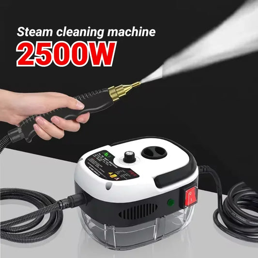 Steam Cleaner 2500W High Pressure Steam Cleaner Handheld High Temperature Steam Cleaner For Home Kitchen Bathroom Car Cleaning