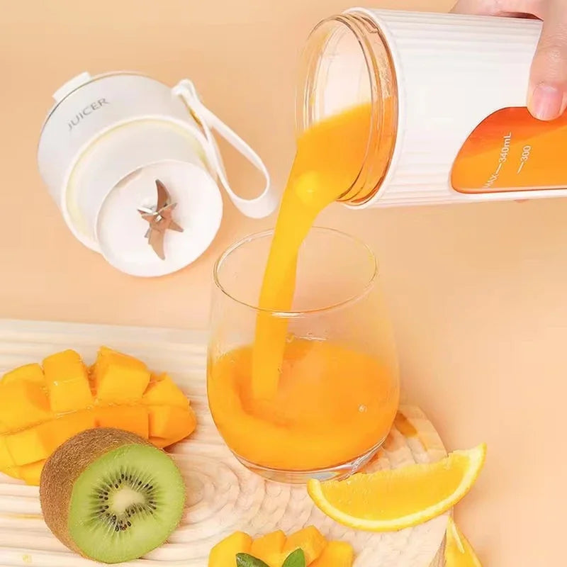 Rechargeable Portable Juicer Cup 14-blades