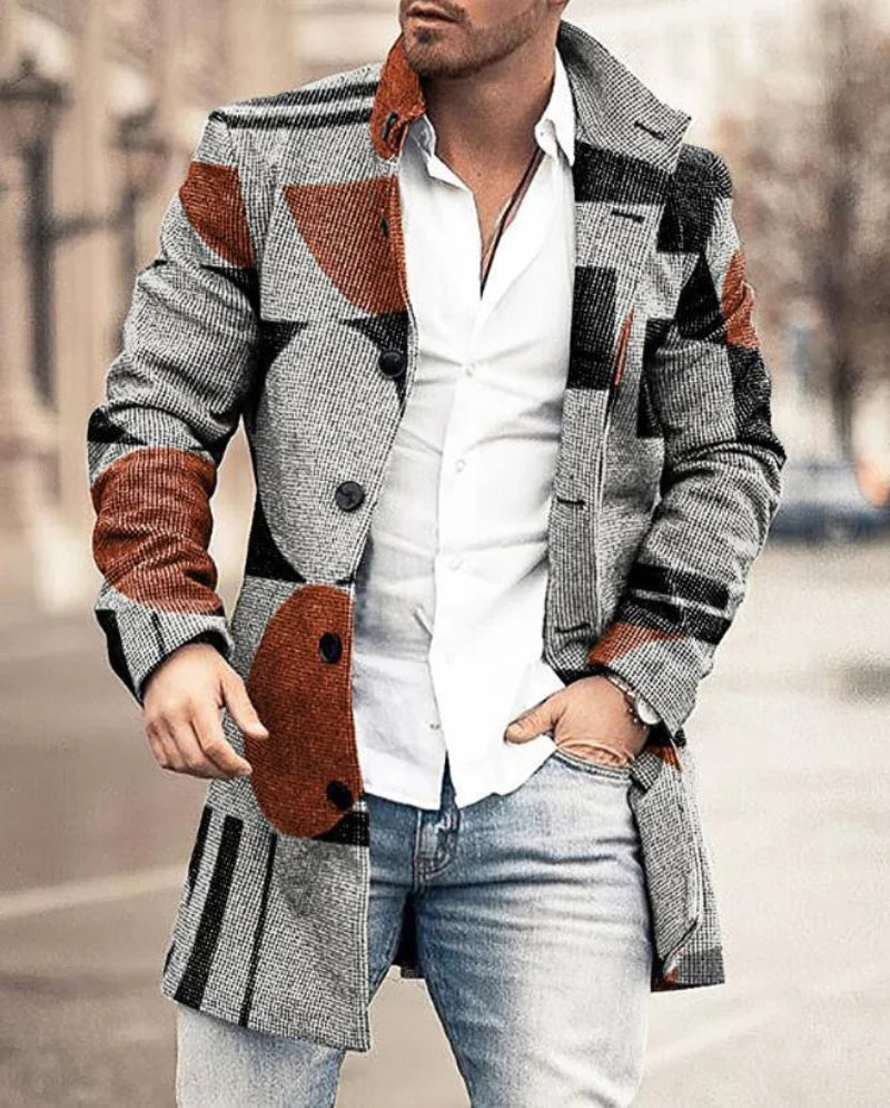 European and American Winter New Wool Windbreaker Coat