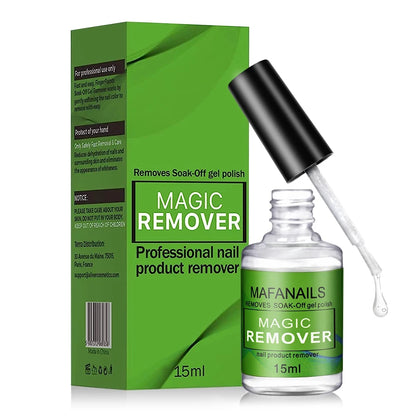 MAFANAILS 15ml Magic Remover Nail Gel Polish Remover UV Gel Polish Fast Remove Semi Permanent Varnish Polish Cancel Glue 15&ml