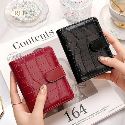 Women Stone Pattern Small Wallets PU Leather