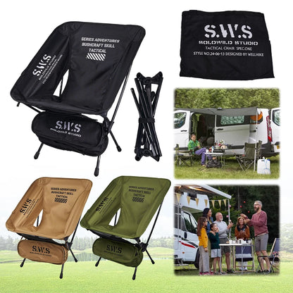 Ultralight Folding Chair Oxford Cloth Lightweight Tourist Chairs Portable Camping Longue Seat for Outdoor Camping Hiking Fishing