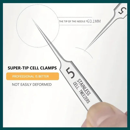 8 PCS Stainless Steel Acne Clip, Cell Clip, Blackhead Clip, Acne Needle, Beauty Salon Acne Needle, Acne Needle Tool