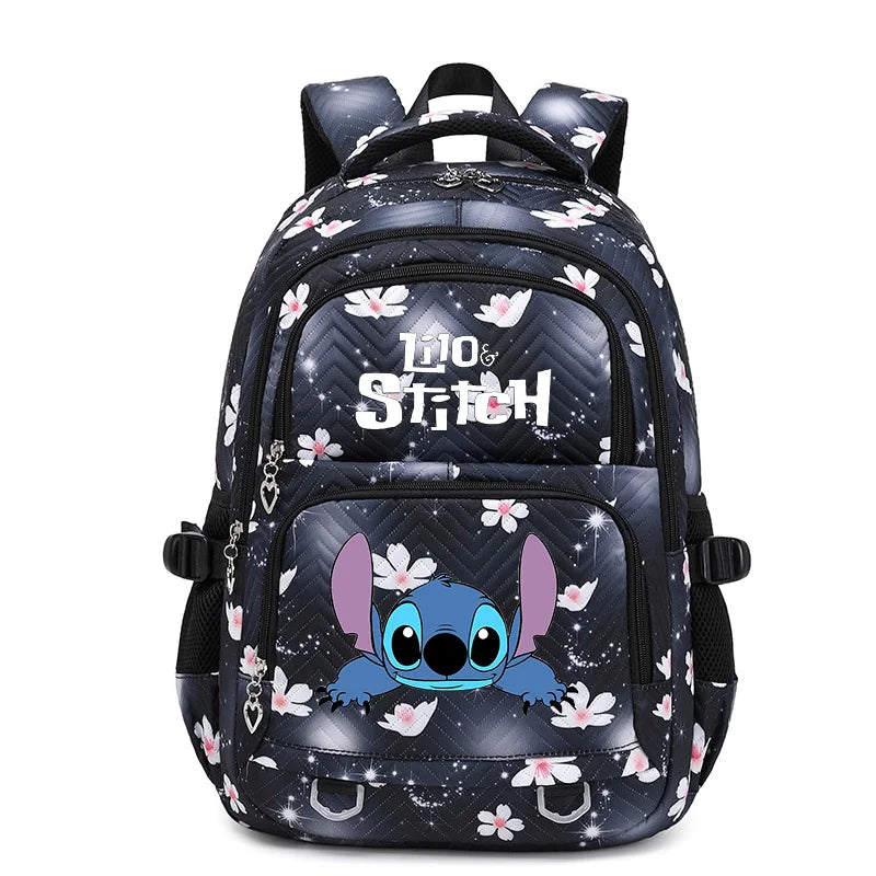 Disney Lilo Stitch Waterproof Women Backpack Female Travel Bag Backpacks Schoolbag for Teenage Girls Bookbag Mochila