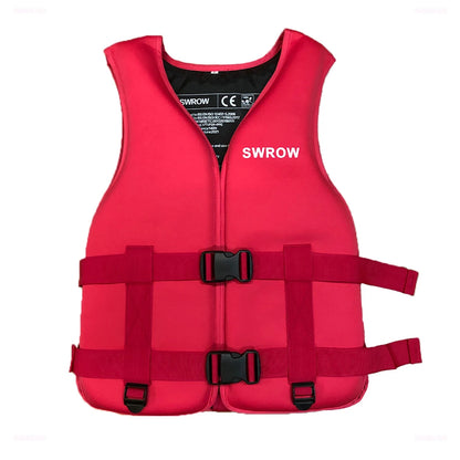 SWROW Professional Life Jacket Buoyancy Suit Portable Fishing Vests Waterproof Sea Fishing Adjustable Vest Outdoor Sports