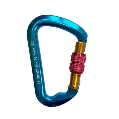 Carabiner Rock Climbing Mountain Landing 30kN High Altitude Operation Equipment Outdoor Aluminum Alloy Safety Buckle Hook