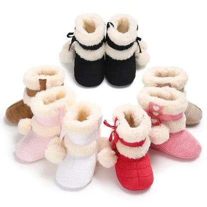 Winter Warm Snow Baby Boots Fluff