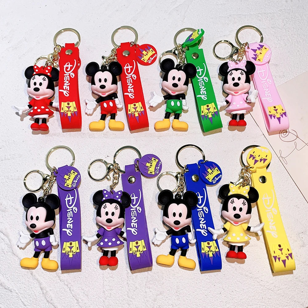 Disney Anime Mickey Keychain Cartoon