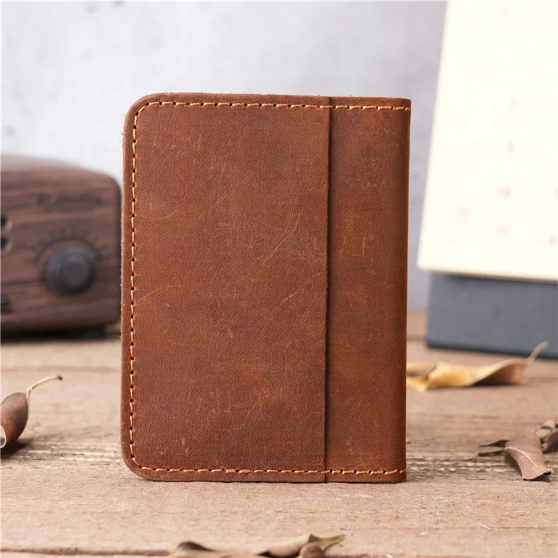 NT001 NEW 100% Genuine Leather  Men's Women's ID Holder