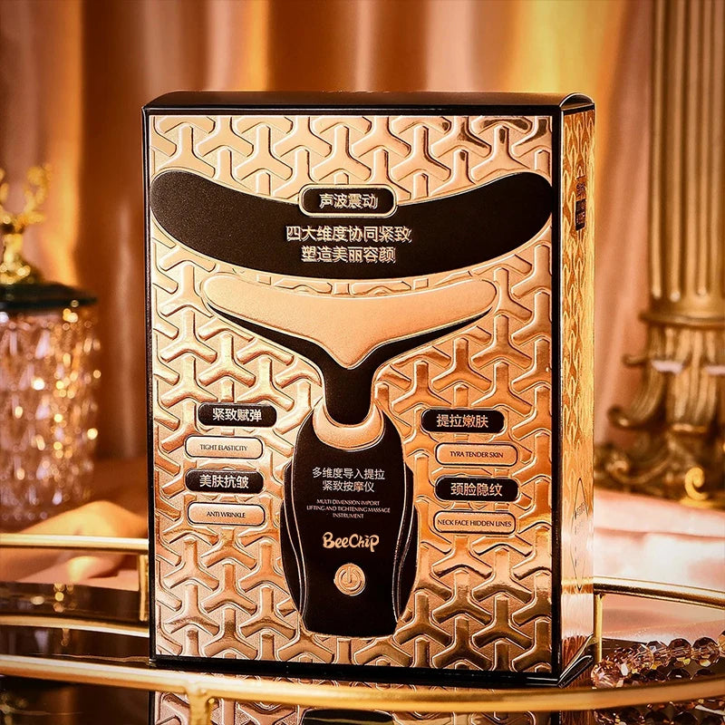 Black Gold Electric Facial Beauty Instrument Lifting And Firming