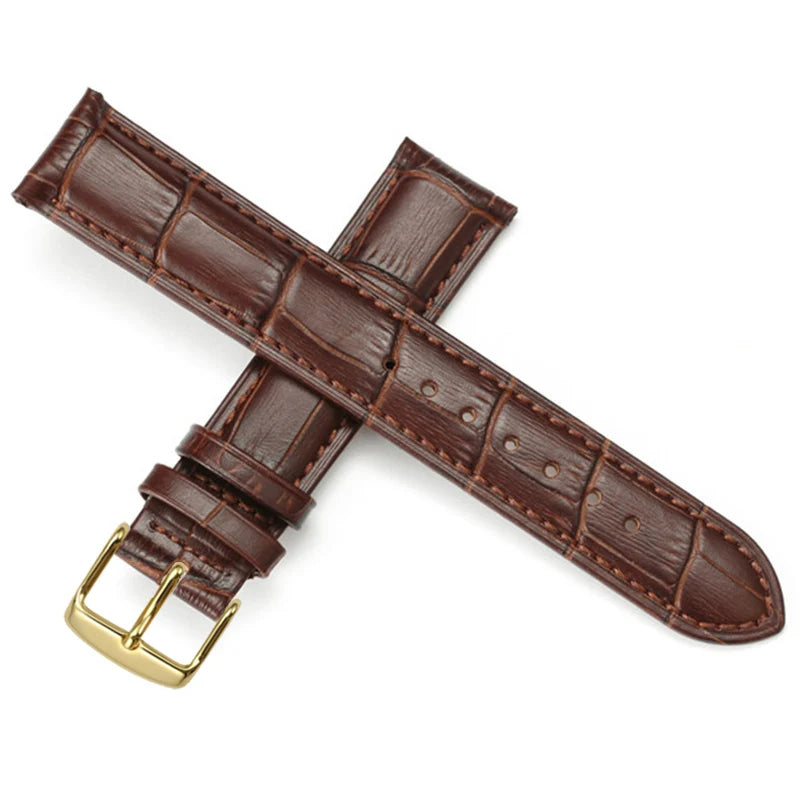 Universal Replacement  Leather Watch Strap Leather