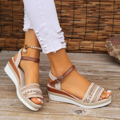 Women Sandals Summer Casual Luxury Flat Sandals Platform Shoes for Women 2024 New Designer Fashion Sandals Sandalias De Mujer