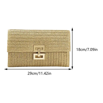 Women Straw Woven Handbag Versatile