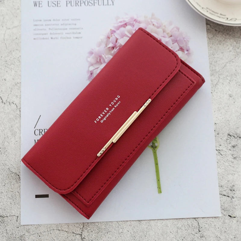 2024 Fashion Wallet Women's Purse Wallet Card Holder Female Clutch Long Purse Multi-card Holder Luxury Designer Lady Coin Purses